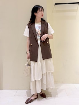 「クールカジュアル」｜NACHIさん（レディース・155cm）の春コーディネート