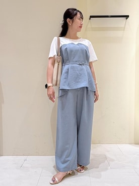 NACHIさん(レディース・155cm)の夏コーディネート