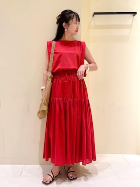 「アイテム（ワンピース/ドレス）」を使った、NACHIさん（レディース・155cm・30代）の夏コーディネート