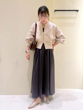 「ROPE' PICNIC（ロペピクニック）のアイテム」を使った、NACHIさん（レディース・155cm）の秋コーディネート