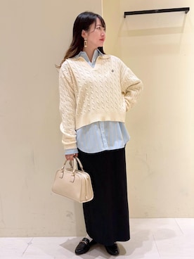 NACHIさん（レディース・155cm）の冬コーディネート