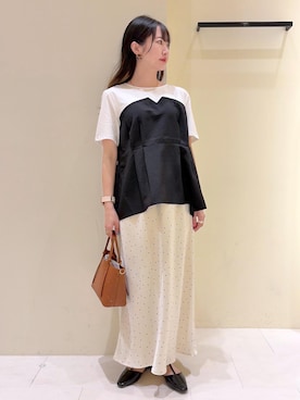 「通勤」｜NACHIさん（レディース・155cm）の春コーディネート