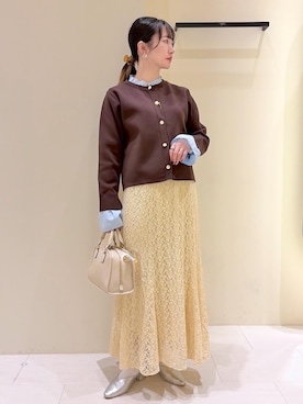 NACHIさん（レディース・155cm）の春コーディネート