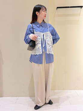 NACHIさん（レディース・155cm）の春コーディネート