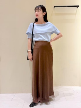 NACHIさん(レディース・155cm)の夏コーディネート