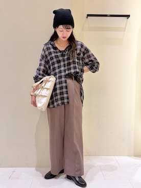 NACHIさん（レディース・155cm）の秋コーディネート