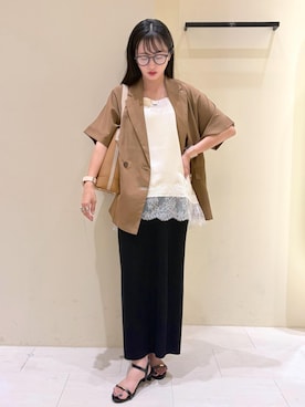 NACHIさん(レディース・155cm)の夏コーディネート