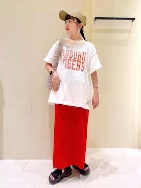 「アイテム（サンダル）」を使った、NACHIさん（レディース・155cm・30代）の夏コーディネート