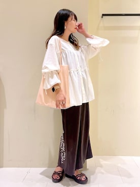 「25AW」｜NACHIさん（レディース・155cm）の夏コーディネート