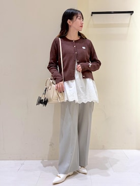 NACHIさん（レディース・155cm）の春コーディネート