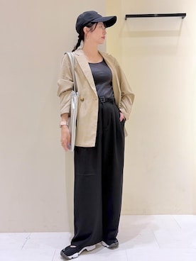 NACHIさん(レディース・155cm)の春コーディネート