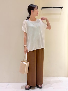 NACHIさん（レディース・155cm）の夏コーディネート