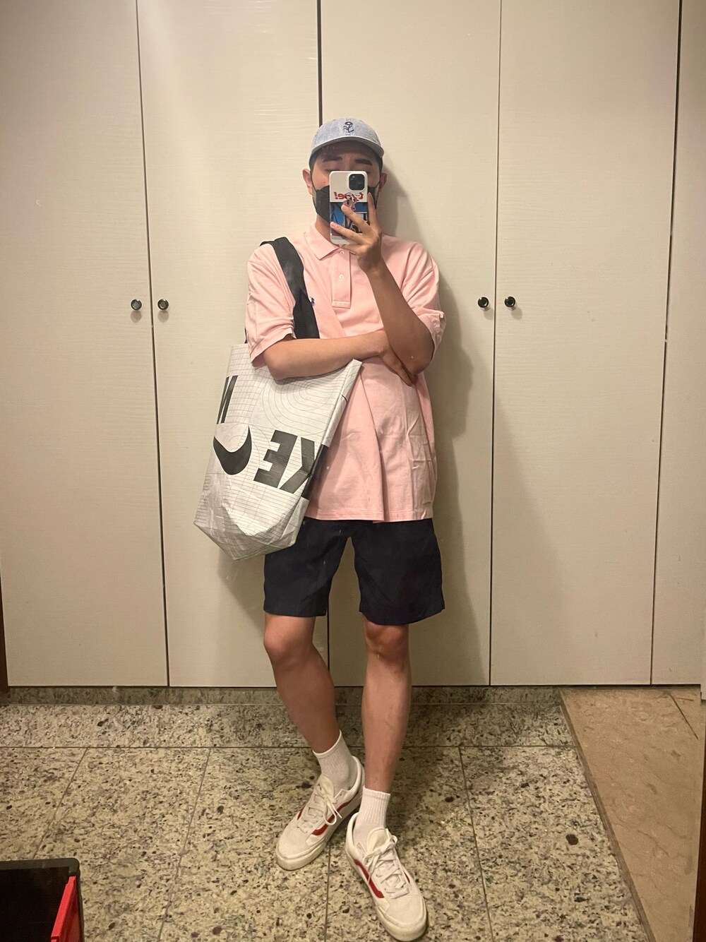 「summer、boy、sporty」｜「UNIQLOのアイテム（キャップ、ブルー系）」を使った、Kimnerdさん（メンズ・172cm）の夏コーディネートの1枚目の写真