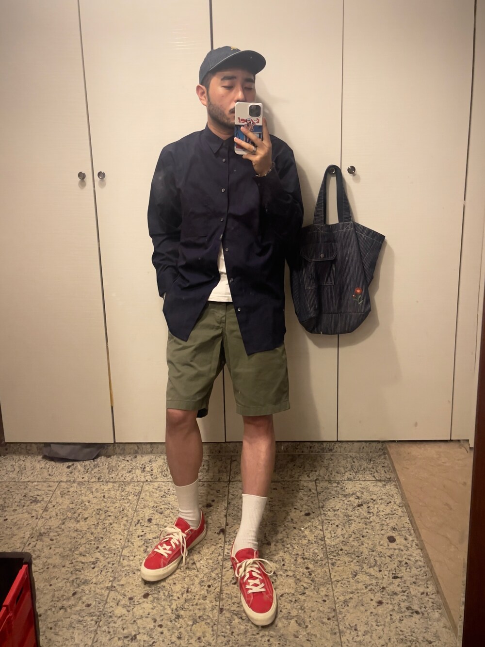 「boy、出勤コーデ」｜「UNIQLOのアイテム（シャツ/ブラウス、その他）」を使った、Kimnerdさん（メンズ・172cm）の夏コーディネートの1枚目の写真