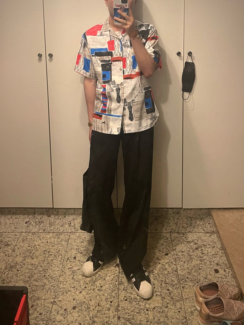 「summer、boy、出勤コーデ、韓国ファッション」｜「ANDERSSON BELLのアイテム（シャツ/ブラウス、ホワイト系）」を使った、Kimnerdさん（メンズ・172cm）の夏コーディネートの1枚目の写真