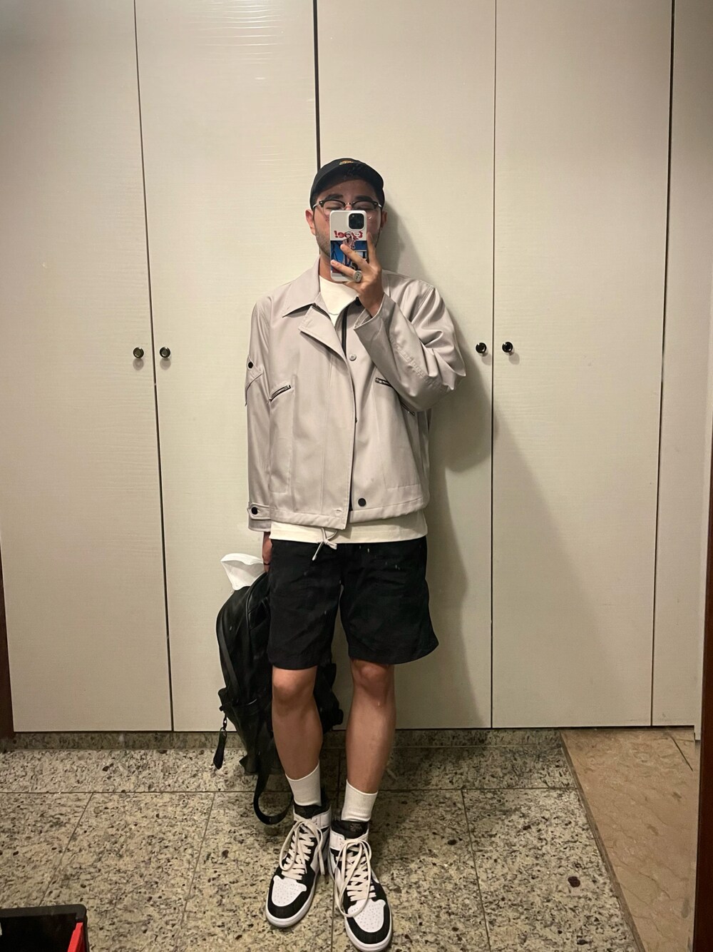 「summer、boy、出勤コーデ」｜「NIKEのアイテム（スニーカー、ブラック系）」を使った、Kimnerdさん（メンズ・172cm）の夏コーディネートの1枚目の写真