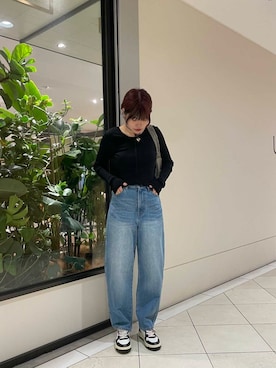 「HAKUJI（ハクジ）のアイテム」を使った、YUIさん（レディース・164cm）の秋コーディネート