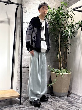 「HARE（ハレ）のアイテム（リング）」を使った、miuraaaさん（メンズ・175cm）の春コーディネート