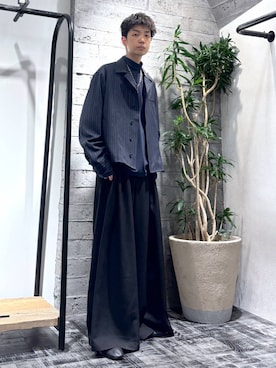 「アイテム（バレエシューズ）」を使った、miuraaaさん（メンズ・175cm）の秋コーディネート