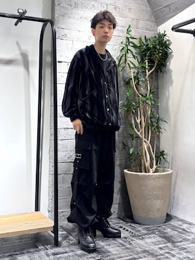 「HARE（ハレ）のアイテム（ブレスレット）」を使った、miuraaaさん（メンズ・175cm）の秋コーディネート