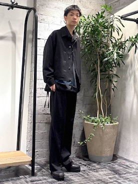 「HARE（ハレ）のアイテム（ジャケット/アウター）」を使った、miuraaaさん（メンズ・175cm）の春コーディネート