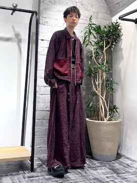 「アイテム（ブルゾン）」を使った、miuraaaさん（メンズ・175cm）の夏コーディネート