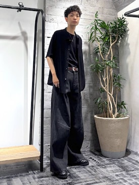 「HARE（ハレ）のアイテム（リング）」を使った、miuraaaさん（メンズ・175cm）の夏コーディネート