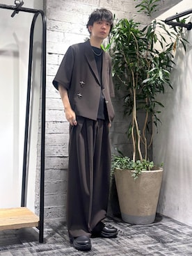 「HARE（ハレ）のアイテム（リング）」を使った、miuraaaさん（メンズ・175cm）の夏コーディネート
