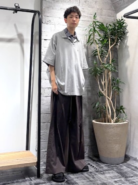 「HARE（ハレ）のアイテム（サンダル）」を使った、miuraaaさん（メンズ・175cm）の夏コーディネート