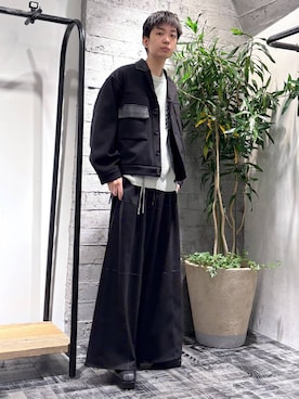 「HARE（ハレ）のアイテム（リング）」を使った、miuraaaさん（メンズ・175cm）の冬コーディネート