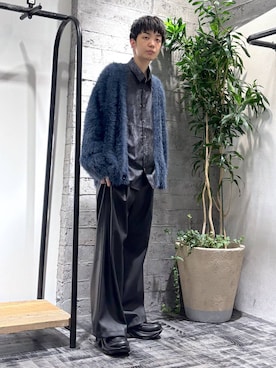 「HARE（ハレ）のアイテム（スラックス）」を使った、miuraaaさん（メンズ・175cm）の秋コーディネート