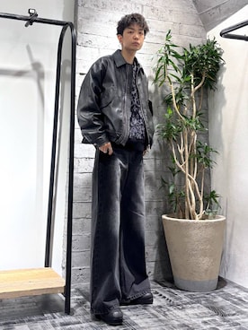 「HARE（ハレ）のアイテム（ブレスレット）」を使った、miuraaaさん（メンズ・175cm）の秋コーディネート