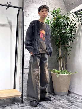 「アイテム（リング）」を使った、miuraaaさん（メンズ・175cm）の秋コーディネート