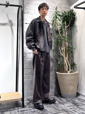 「HARE（ハレ）のアイテム（ブレスレット）」を使った、miuraaaさん（メンズ・175cm）の秋コーディネート