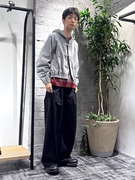 「HARE（ハレ）のアイテム（リング）」を使った、miuraaaさん（メンズ・175cm）の秋コーディネート