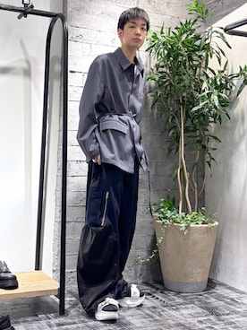 「HARE（ハレ）のアイテム（ブレスレット）」を使った、miuraaaさん（メンズ・175cm）の春コーディネート