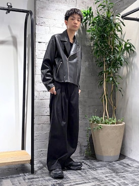 「HARE（ハレ）のアイテム（シューズ）」を使った、miuraaaさん（メンズ・175cm）の秋コーディネート