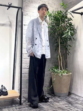 「HARE（ハレ）のアイテム（ブレスレット）」を使った、miuraaaさん（メンズ・175cm）の春コーディネート