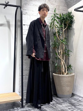 「HARE（ハレ）のアイテム（ブレスレット）」を使った、miuraaaさん（メンズ・175cm）の秋コーディネート