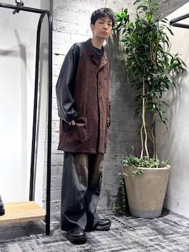 「HARE（ハレ）のアイテム（リング）」を使った、miuraaaさん（メンズ・175cm）の秋コーディネート