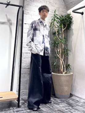 「アイテム（バレエシューズ）」を使った、miuraaaさん（メンズ・175cm）の秋コーディネート