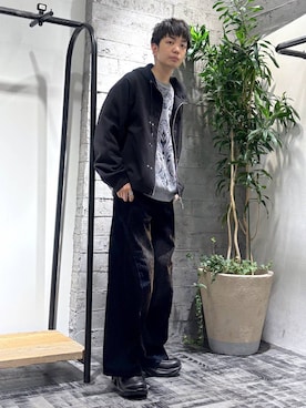 「HARE（ハレ）のアイテム（パーカー）」を使った、miuraaaさん（メンズ・175cm）の秋コーディネート