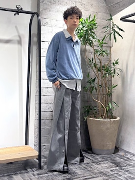 「HARE（ハレ）のアイテム（ブレスレット）」を使った、miuraaaさん（メンズ・175cm）の秋コーディネート