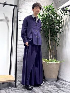 「アイテム（トレンチコート）」を使った、miuraaaさん（メンズ・175cm）の秋コーディネート