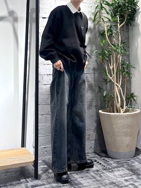 「HARE（ハレ）のアイテム（ブレスレット）」を使った、miuraaaさん（メンズ・175cm）の秋コーディネート