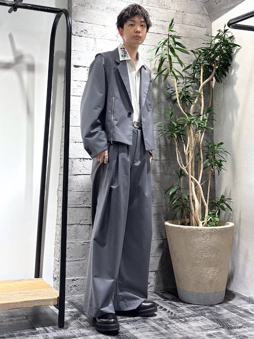 セール】【SET UP対応】2WAYZIPショートジャケット(HARE)（テーラード