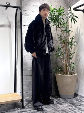 「HARE（ハレ）のアイテム（ローファー）」を使った、miuraaaさん（メンズ・175cm）の秋コーディネート