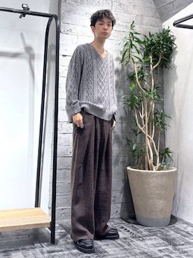 「HARE（ハレ）のアイテム（ブレスレット）」を使った、miuraaaさん（メンズ・175cm）の秋コーディネート