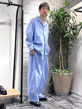 「HARE（ハレ）のアイテム（スラックス）」を使った、miuraaaさん（メンズ・175cm）の春コーディネート