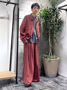 「HARE（ハレ）のアイテム（トップス）」を使った、miuraaaさん（メンズ・175cm）の夏コーディネート